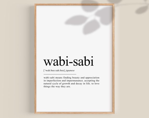 Wabi Sabi Japanese Definitions Wall Art Wabisabi Motivating Japanese Prints Holistic Living Office Posters Wabisabi