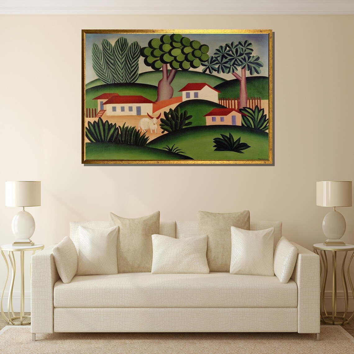 Tarsila Do Amaral O Bicho Modern Art Print - Image 4