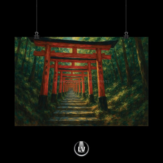 Torii Path At Fushimi Inari, Art Print