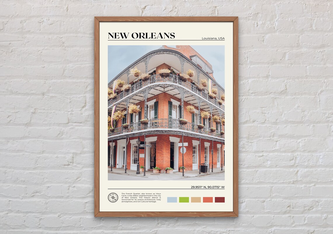 New Orleans Travel Poster, United States Photo