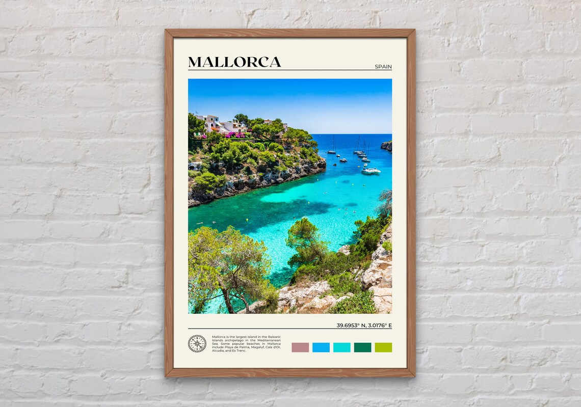 Mallorca Real Photo Poster Print