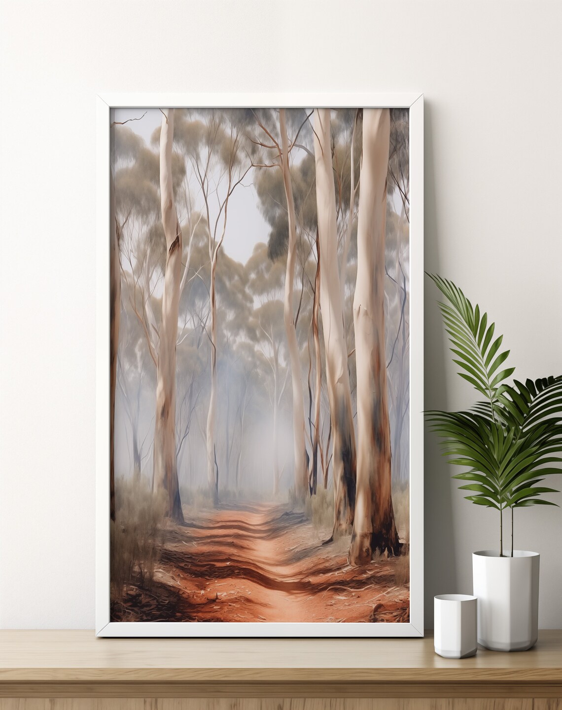 Australian Eucalyptus Trees Art Print, Outback Bush - Image 3