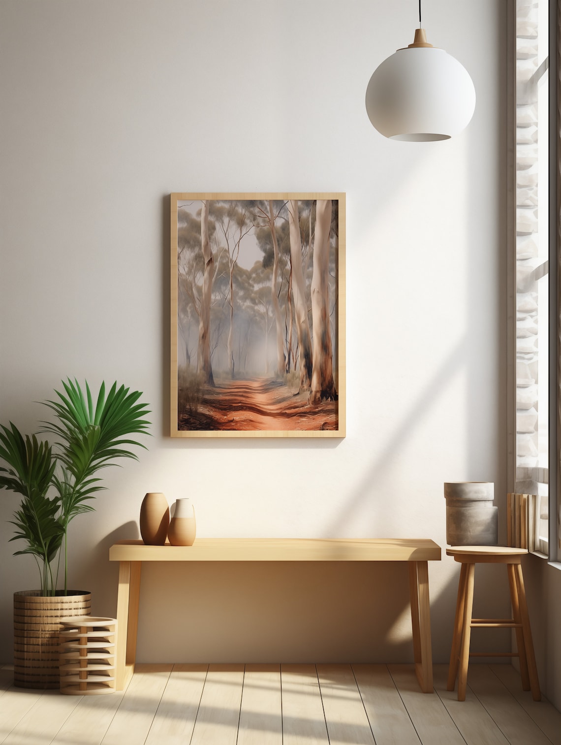 Australian Eucalyptus Trees Art Print, Outback Bush - Image 4