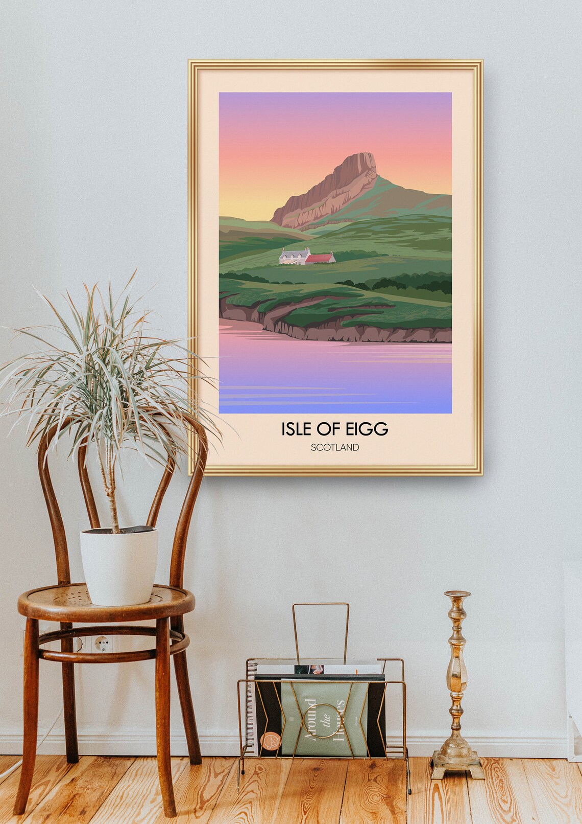 Isle Of Eigg Vintage Travel Poster, Scotland - Image 2