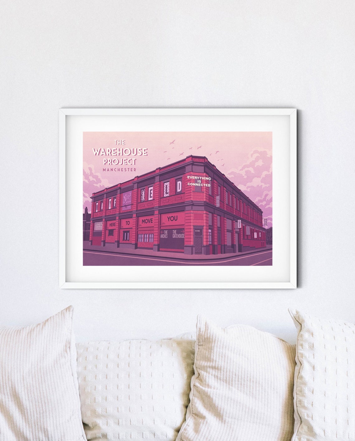The Warehouse Project Manchester Red Brick Club Retro Venue Poster - Image 4