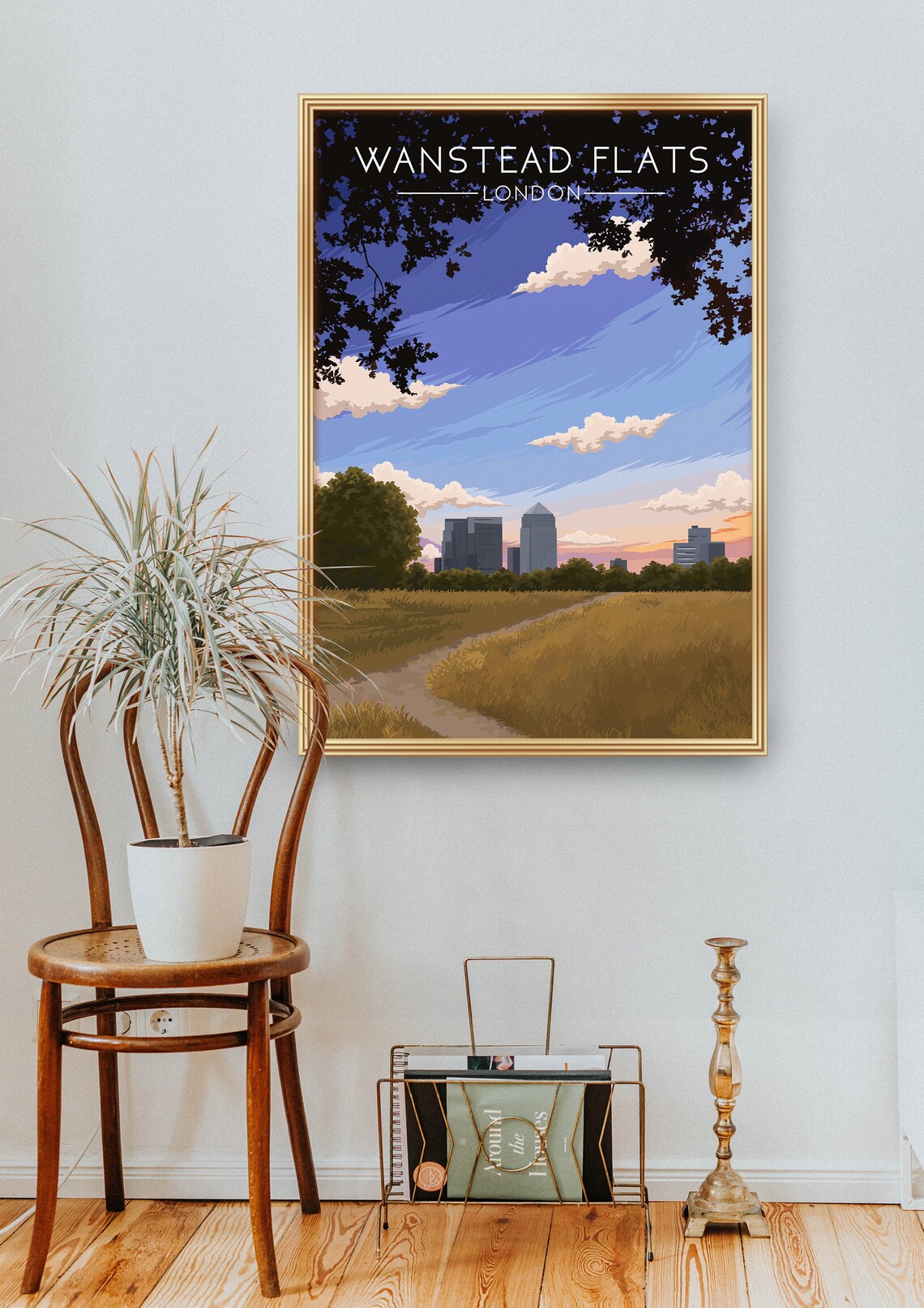 Wanstead Flats London Parks Travel Poster Print - Image 2