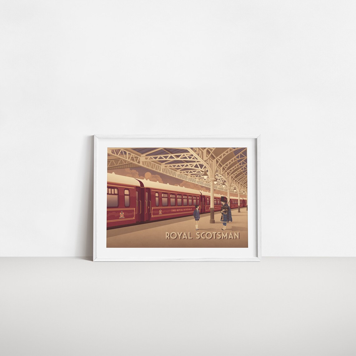 Royal Scotsman Vintage Travel Poster, Railway Art - Image 3