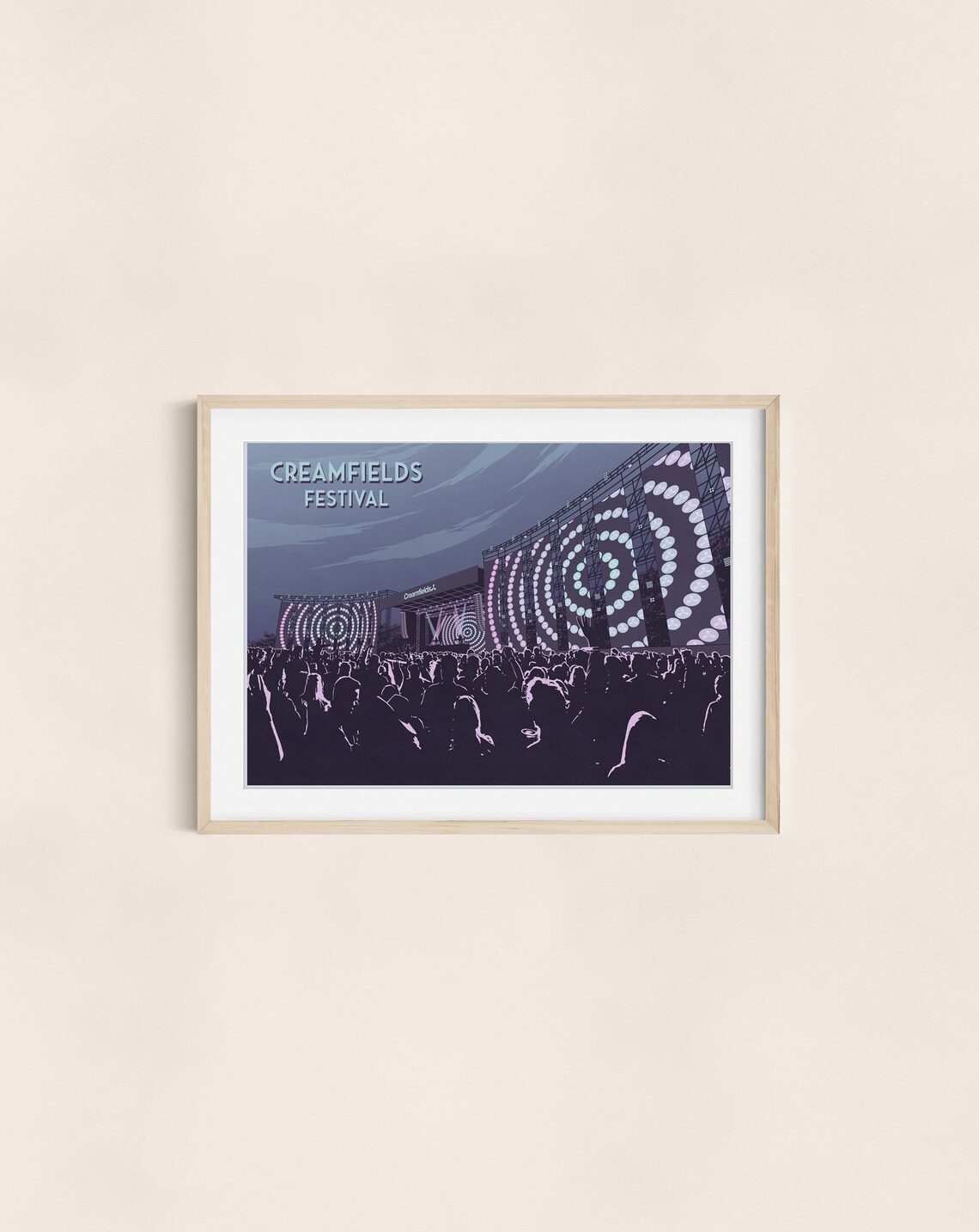 Creamfields Festival Music Print, EDM Dance Poster - Image 3