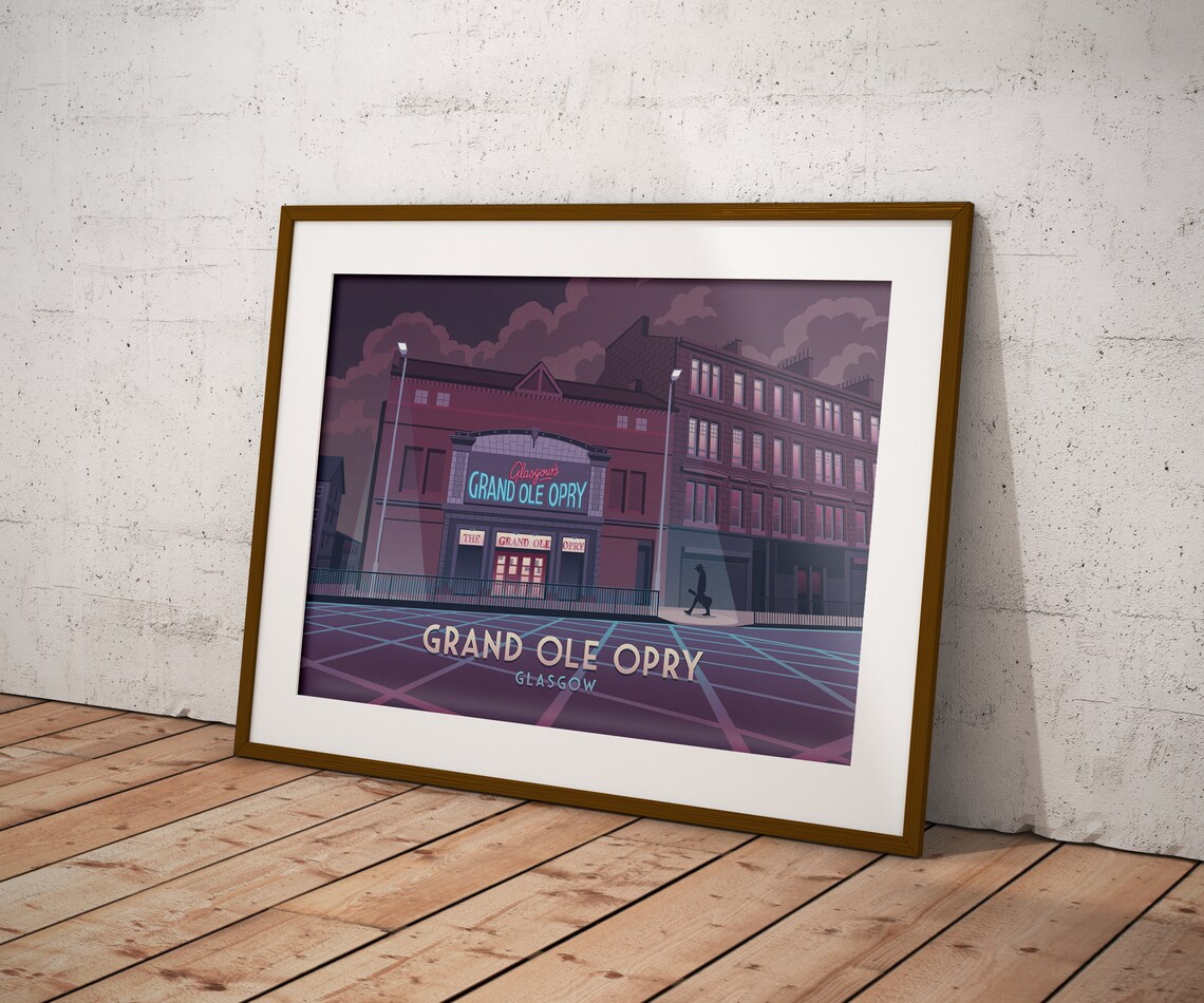 Grand Ole Opry Vintage Travel Poster, Glasgow - Image 3