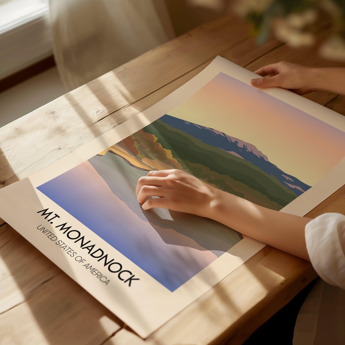 Mount Monadnock Vintage Travel Poster, New Hampshire - Image 2
