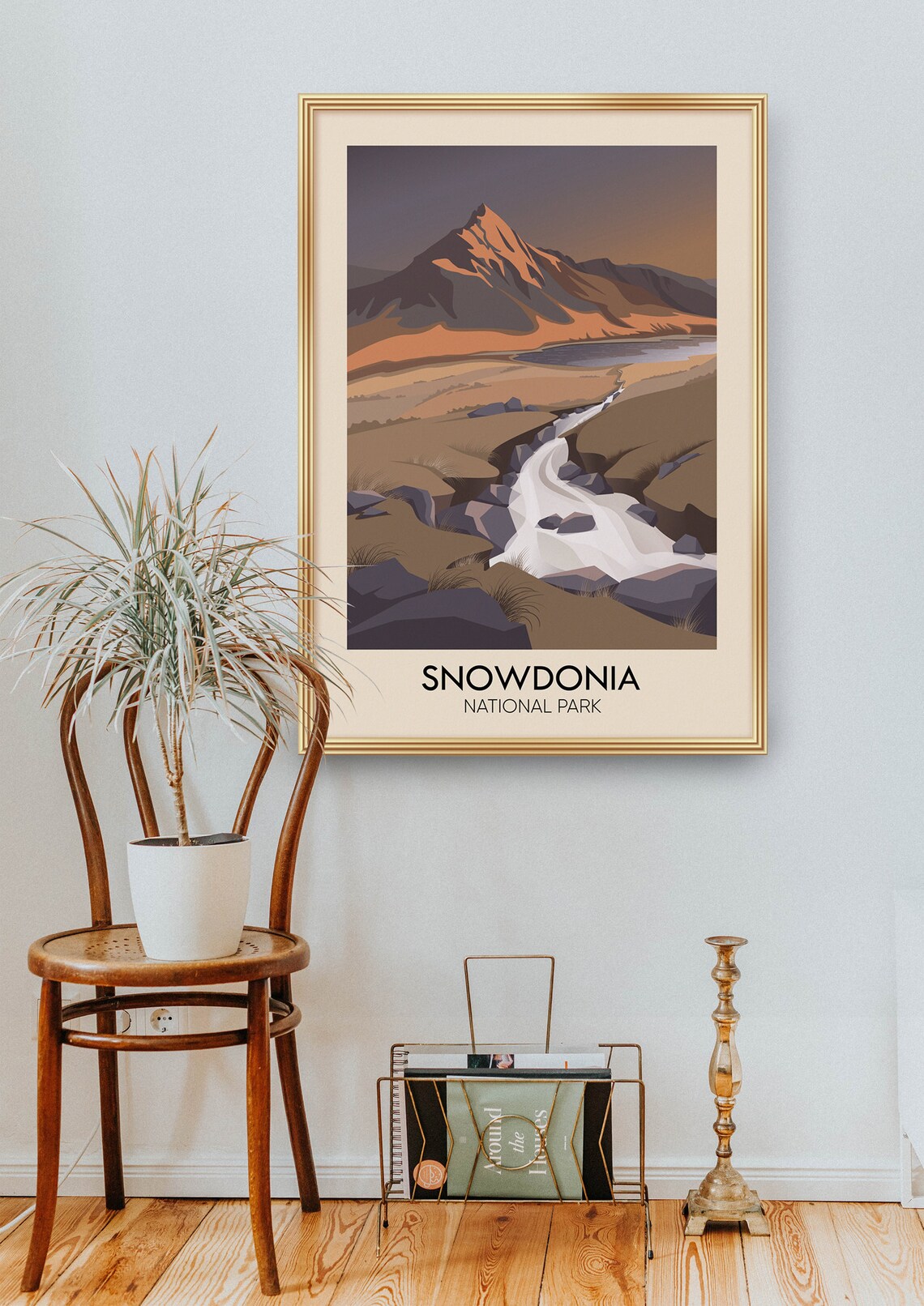 Snowdonia National Park Vintage Travel Poster, Wales - Image 2
