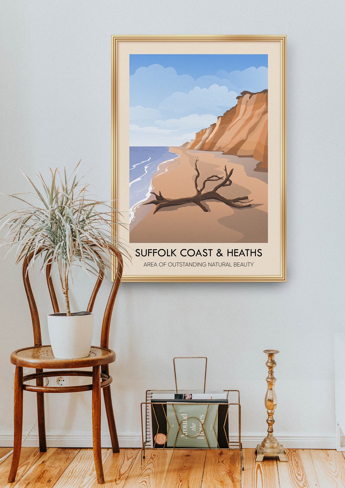 Suffolk Coast And Heaths Vintage Travel Poster - Image 2