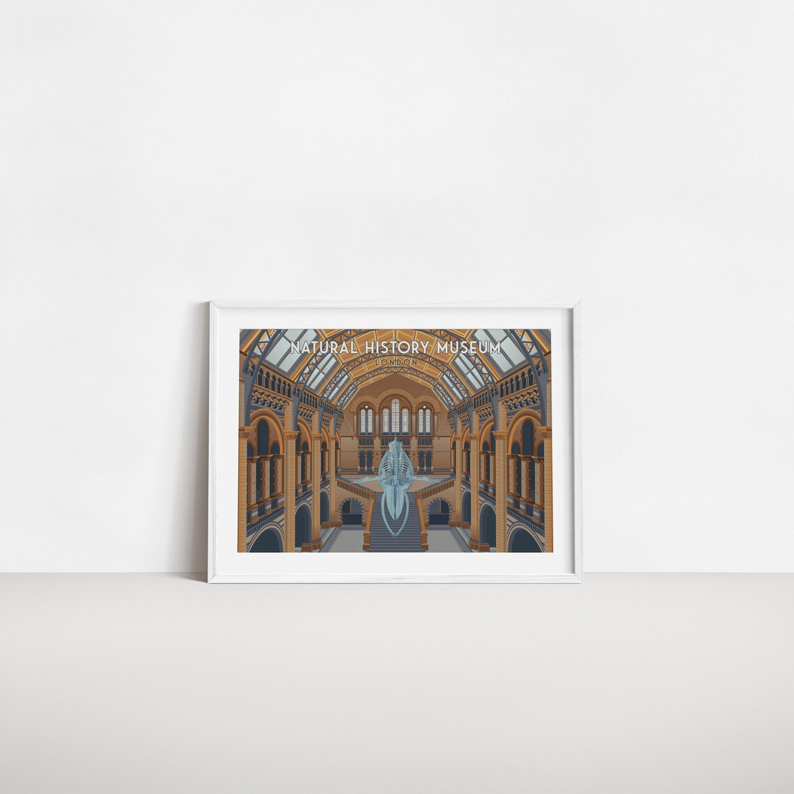 Natural History Museum London Travel Poster - Image 2