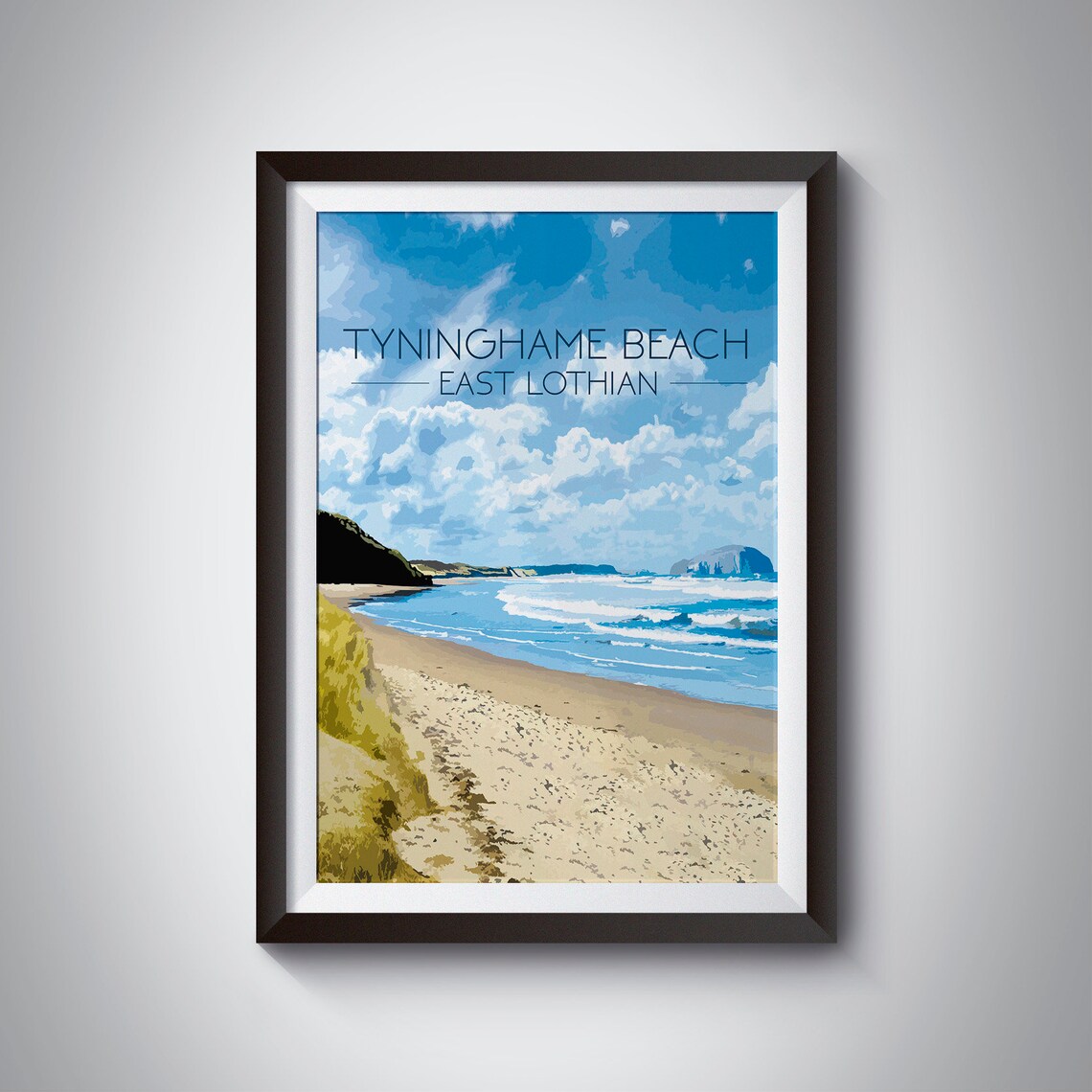 Tyninghame Beach, East Lothian Travel Poster