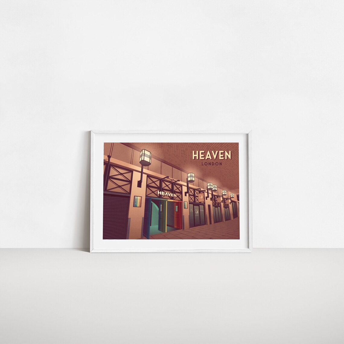Heaven Nightclub London Charing Cross Travel Poster - Image 2
