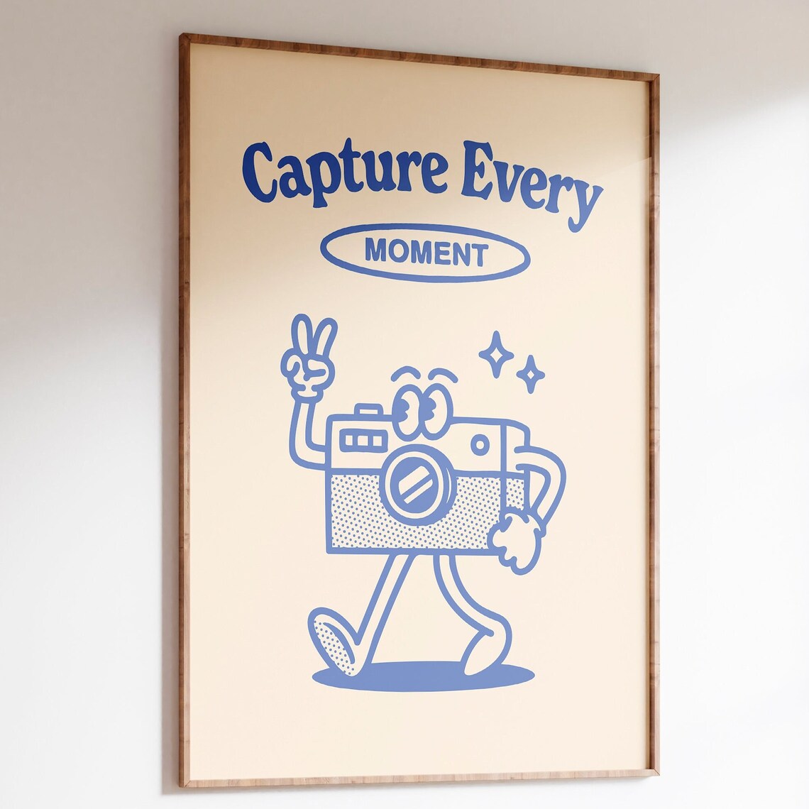 Retro Camera Print, Vintage Photography Quote Poster