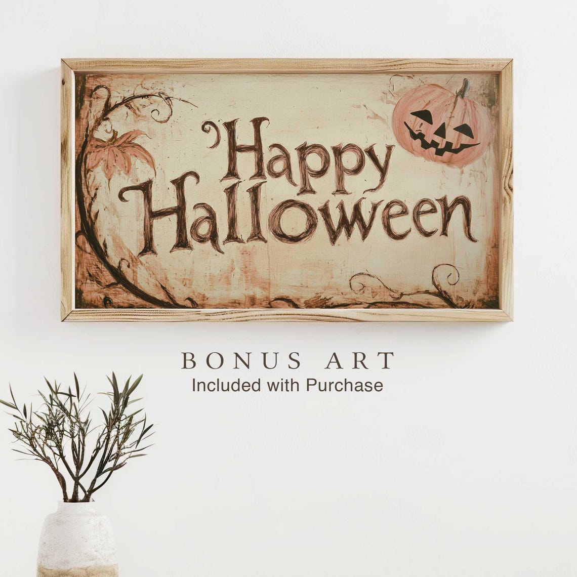 Ghosts Lingering at Haunted Victorian Mansion Autumn Woods Poster - Image 2