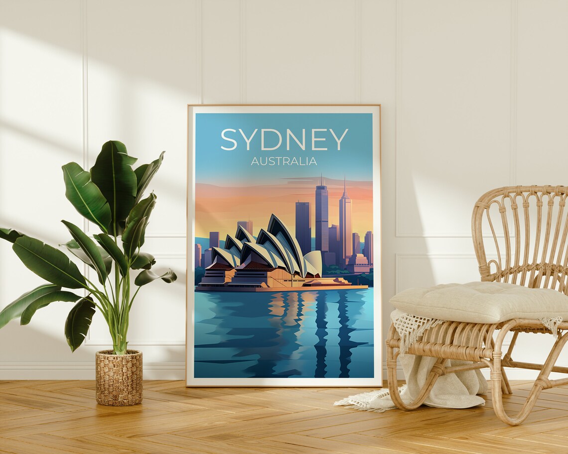 Sydney Opera House Travel Poster, Australia City - Image 2