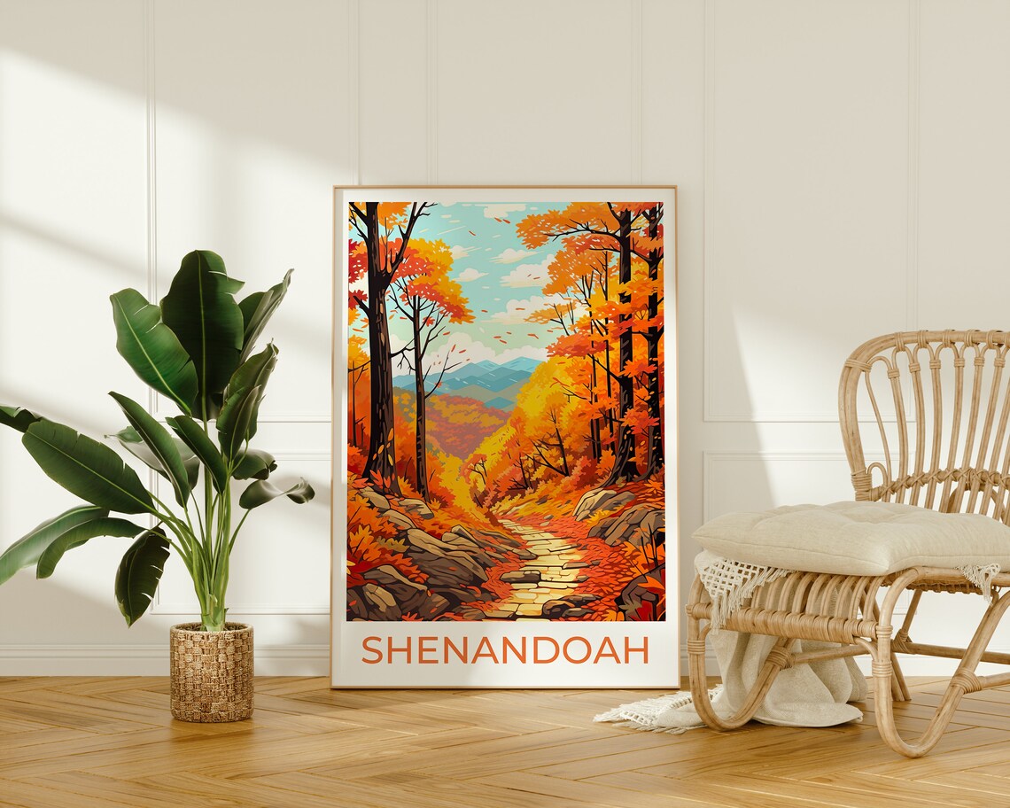 Shenandoah National Park Travel Poster, Wall Decor - Image 2