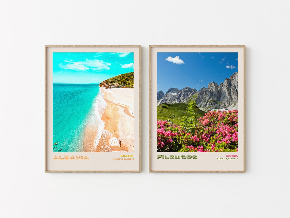 Albania Travel Poster Albania Print Albania Photo Print Albania Wall Decor Albania Travel Art Albania Albania Picture Albania 11
