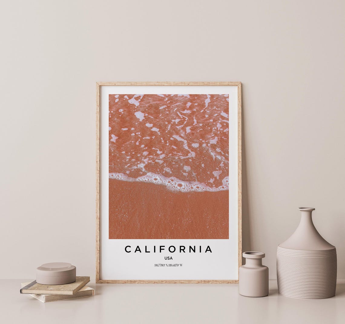 California Art California Print California Poster California Art California Photo California Map California Painting California Travel - Image 2
