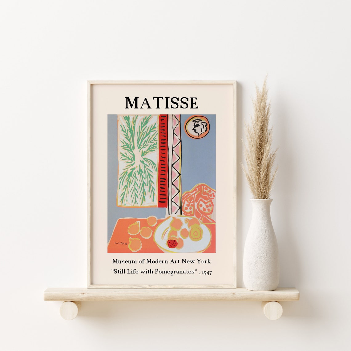 Henri Matisse Still Life with Pomegranates 1947 Gallery Poster - Image 2