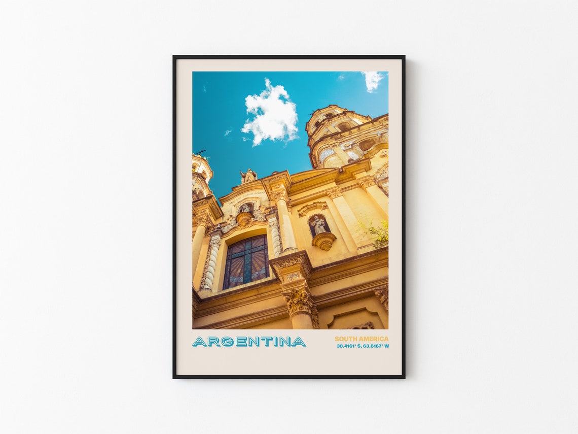 Argentina Travel Poster Argentina Print Argentina Photo Print Argentina Wall Decor Argentina Travel Art Argentina Picture Argentina 10 - Image 3