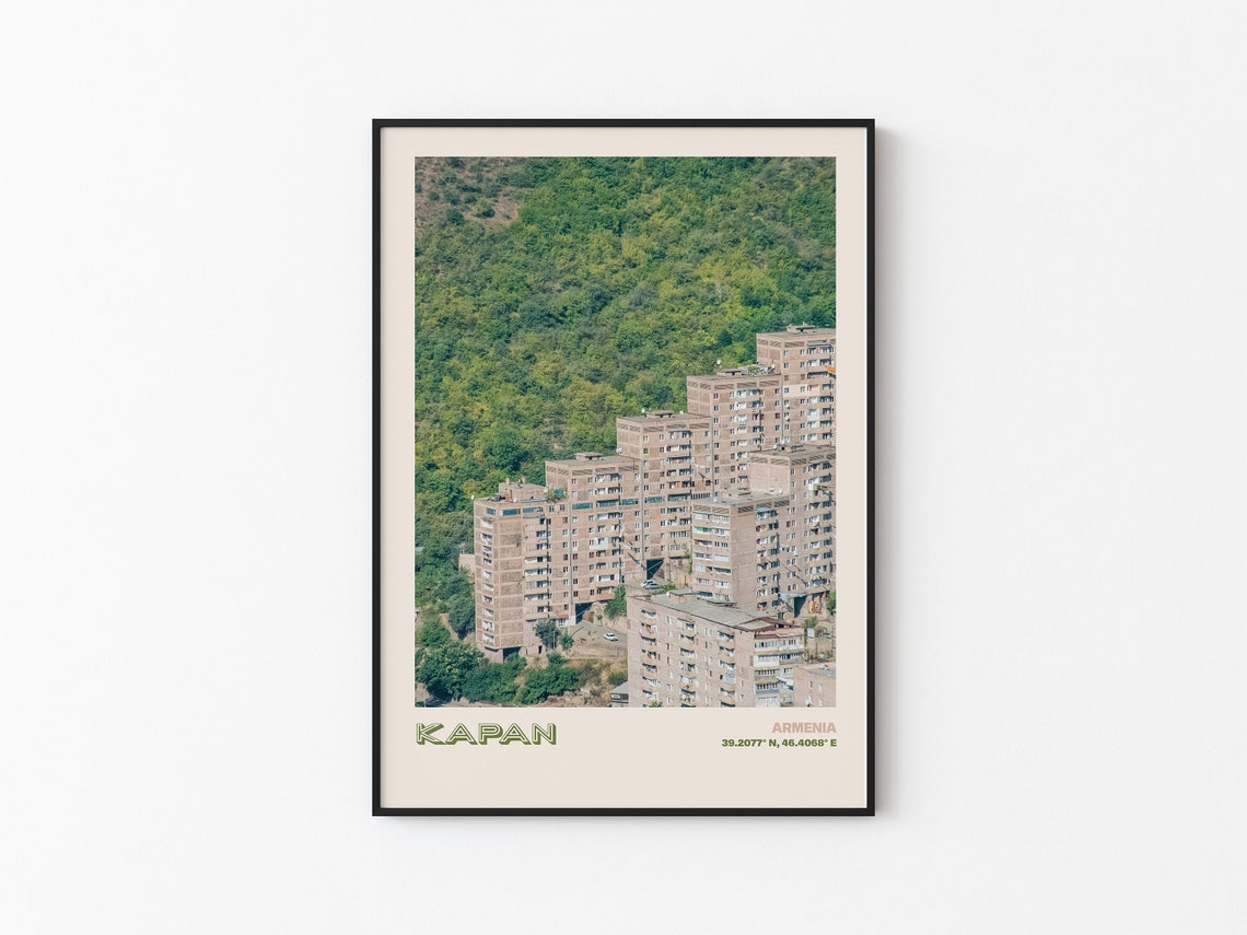 Kapan Travel Poster Kapan Print Kapan Photo Print Kapan Wall Decor Kapan Travel Art Kapan Armenia Picture Kapan 1 - Image 3