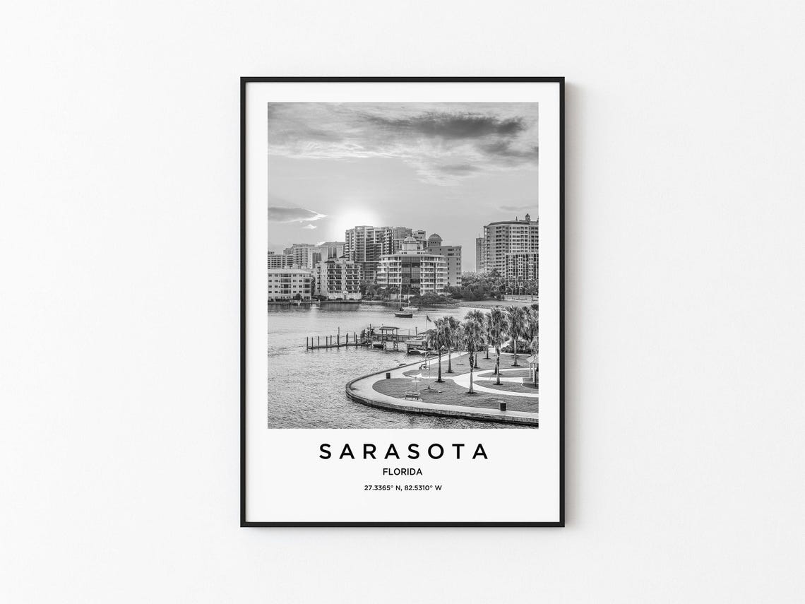 Sarasota Travel Poster