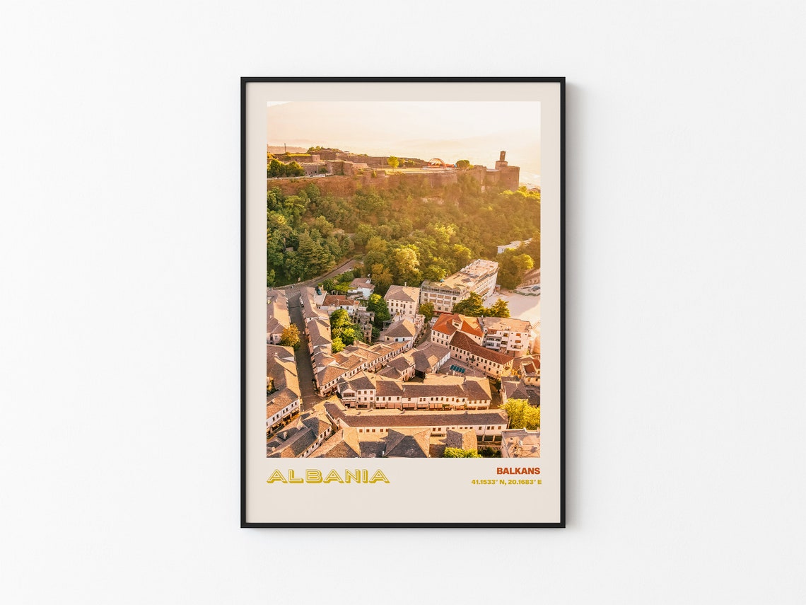 Albania Travel Poster Albania Print Albania Photo Print Albania Wall Decor Albania Travel Art Albania Albania Picture Albania 12 - Image 3
