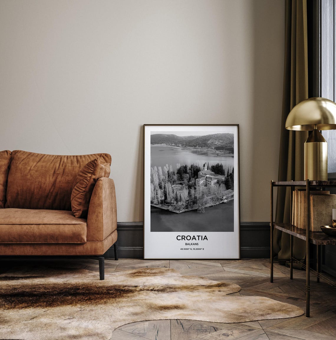 Croatia Art Croatia Print Croatia Poster Croatia Art Croatia Photo Croatia Map Croatia Painting Croatia Travel - Image 3
