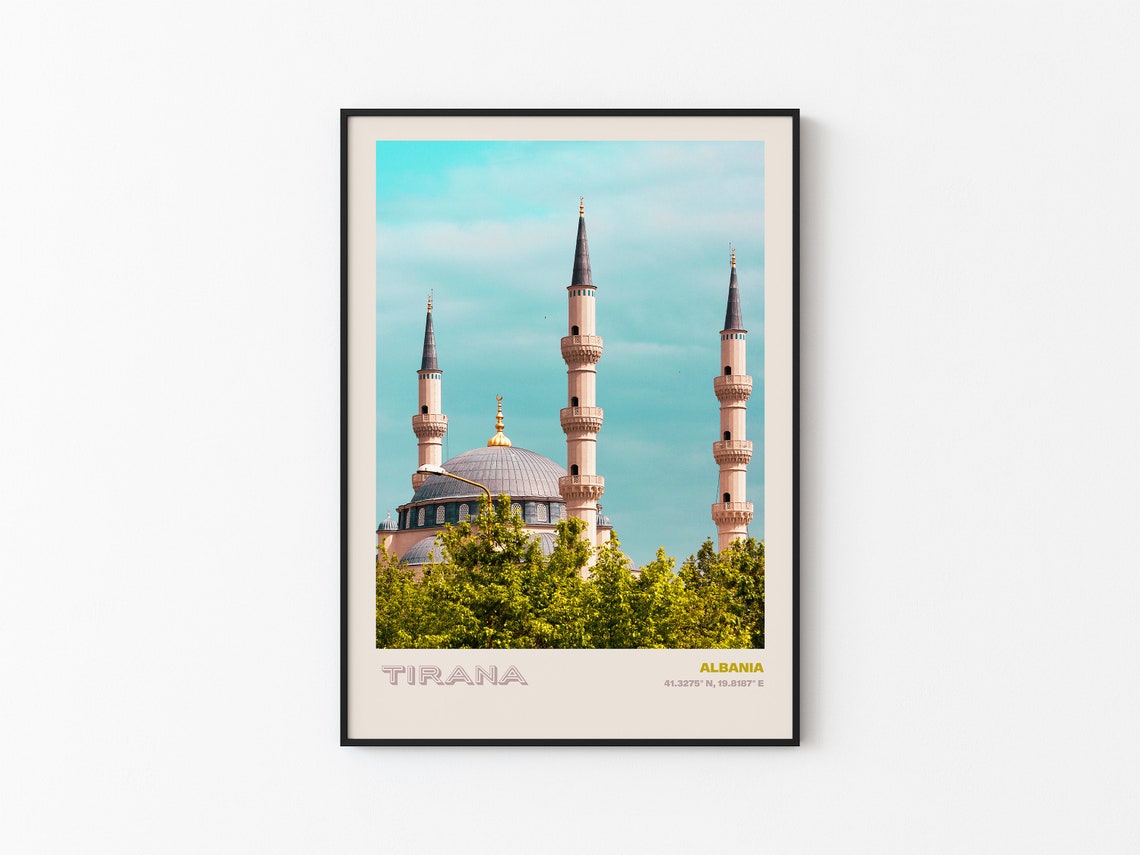 Tirana Travel Poster Tirana Print Tirana Photo Print Tirana Wall Decor Tirana Travel Art Tirana Tirana Picture Tirana 3 - Image 3