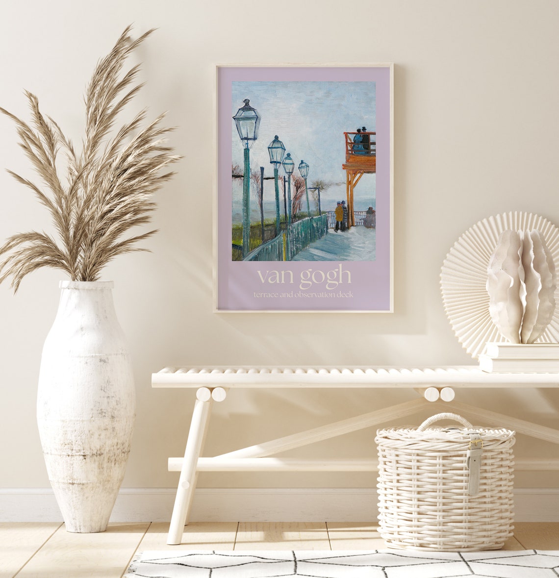 Van Gogh Terrace and Observation Deck Impressionist Art Poster - Image 3