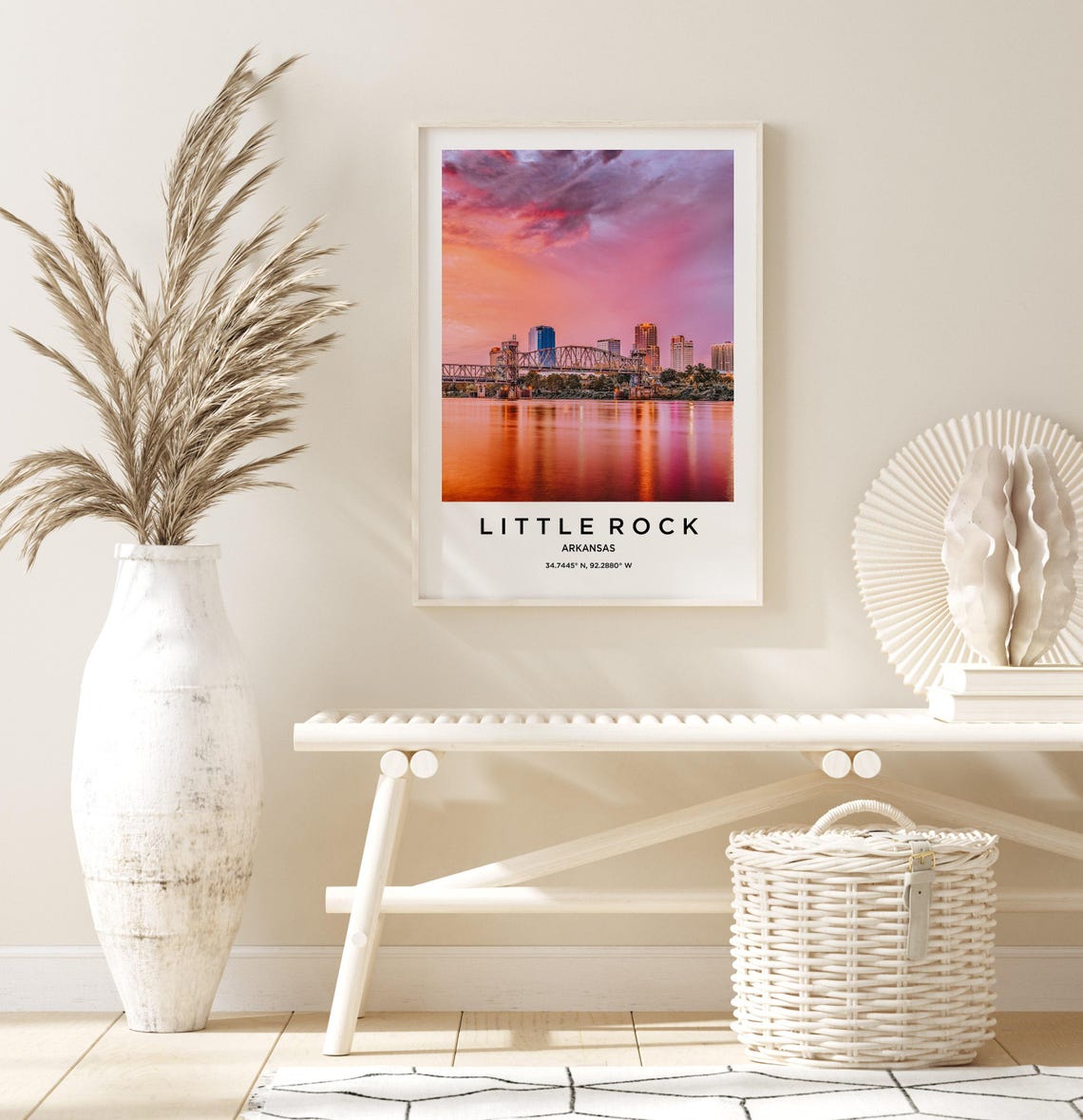 Little Rock Art Little Rock Print Little Rock Poster Little Rock Art Little Rock Photo Little Rock Map Little Rock Painting - Image 3