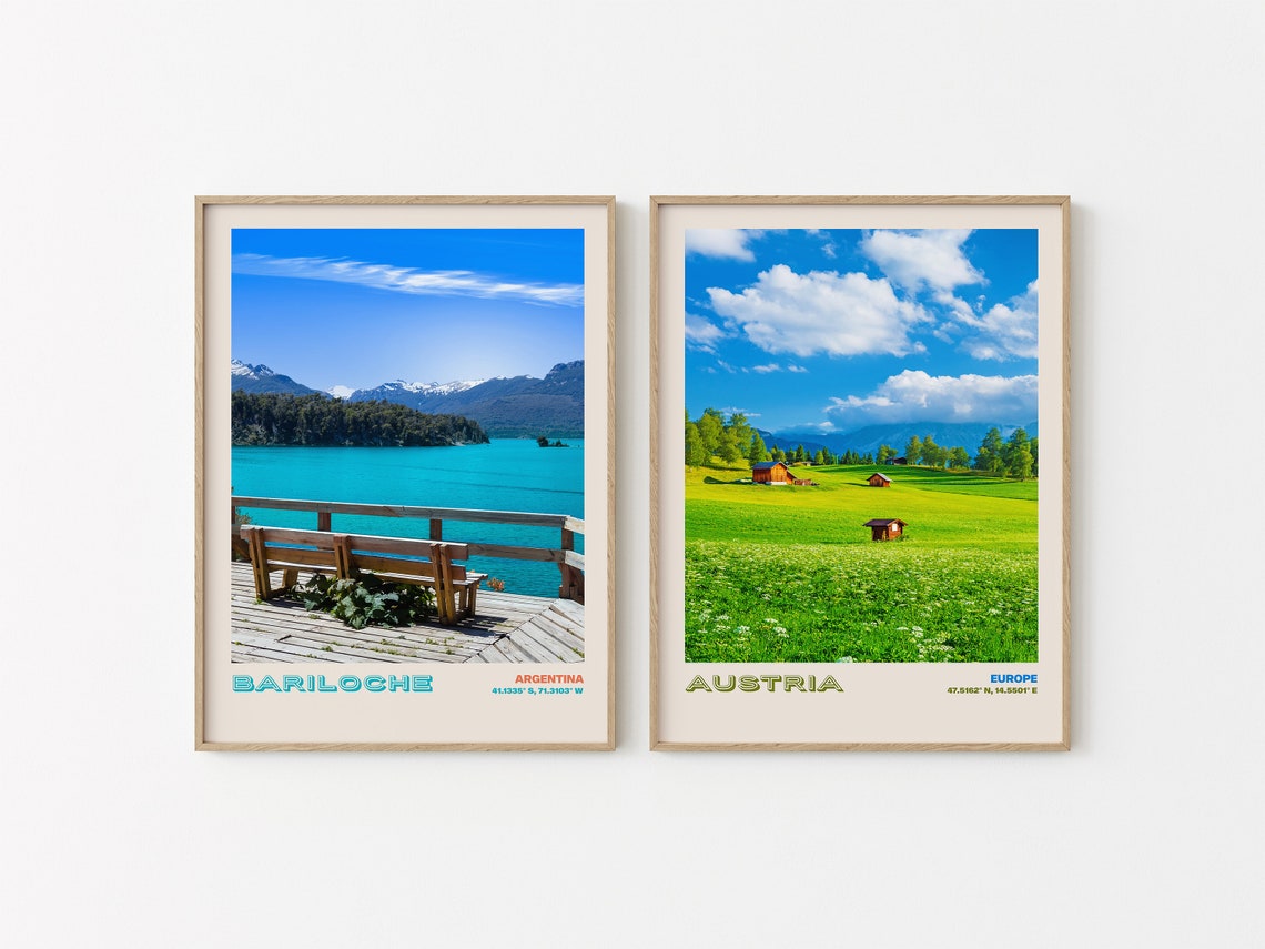 Bariloche Travel Poster Bariloche Print Bariloche Photo Print Bariloche Wall Decor Bariloche Travel Art Argentina Picture Bariloche 3 - Image 2