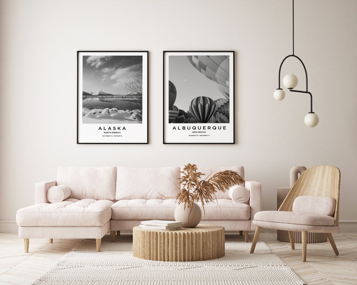 Albuquerque Travel Poster Albuquerque Print Albuquerque Photo Print Black And White Photography Monochrome Travel Photography New Mexico - Image 2
