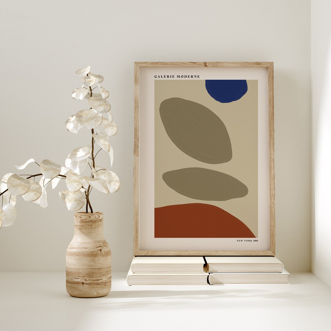 Abstract Art Print, Modern Minimalist Decor - Image 2