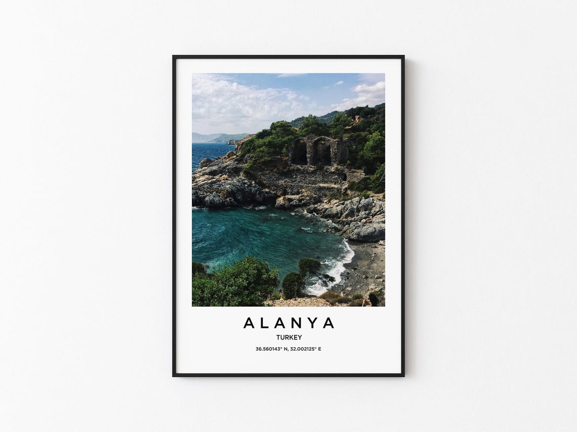 Alanya Art Alanya Print Alanya Poster Alanya Art Alanya Photo Alanya Map Alanya Painting Alanya Travel