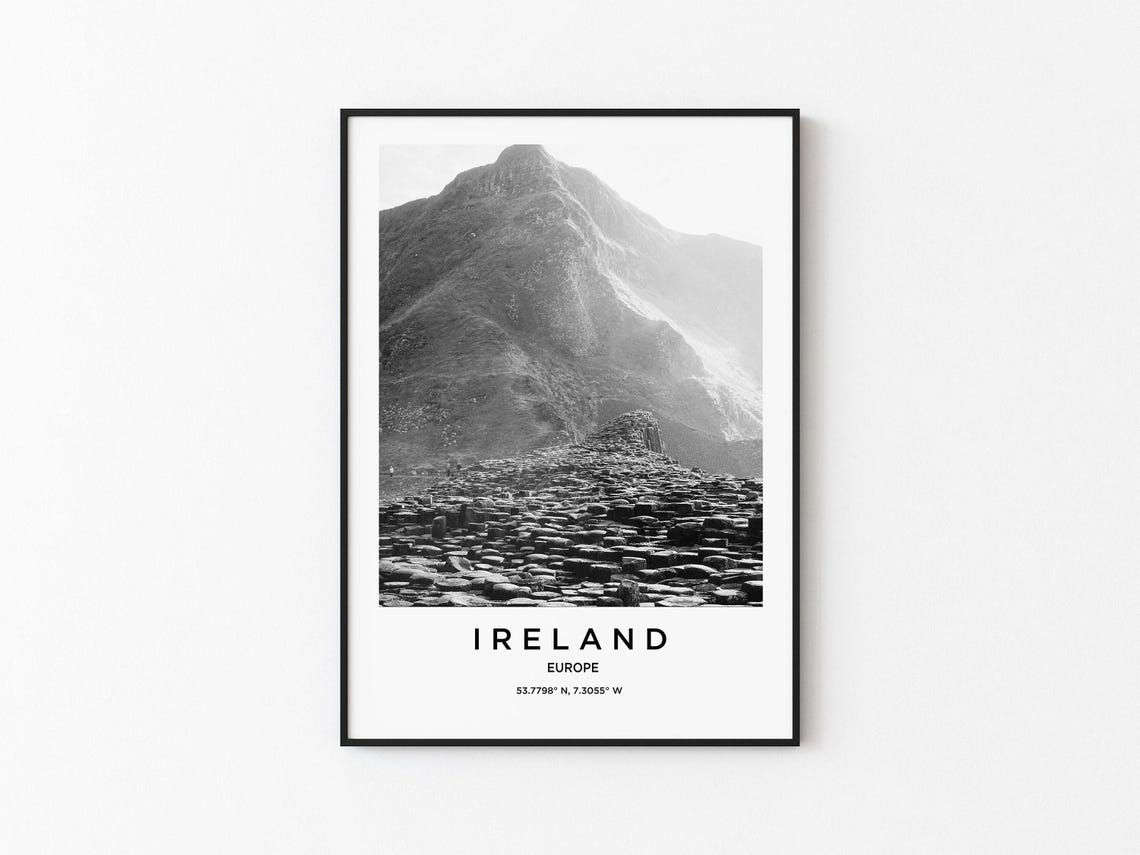Ireland Art Ireland Print Ireland Poster Ireland Art Ireland Photo Ireland Map Ireland Painting Ireland Travel