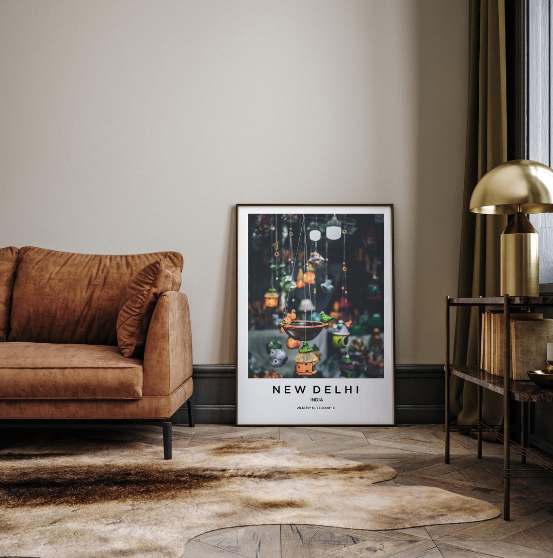 New Deli Art New Deli Print New Deli Poster New Deli Art New Deli Photo New Deli Map New Deli Painting New Deli Travel - Image 3