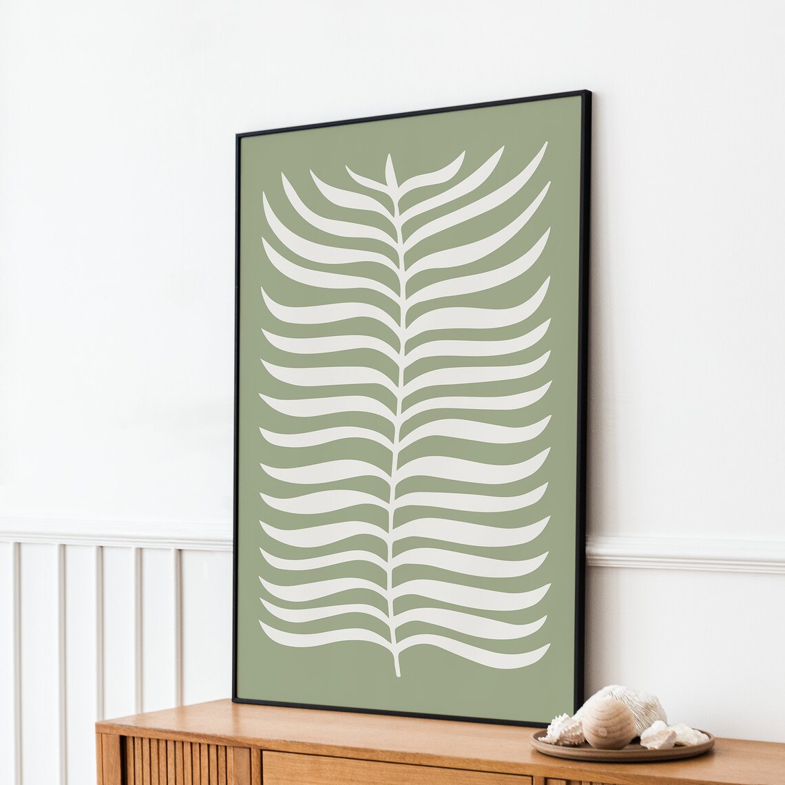 Botanical Print, Fern and Flower Illustration - Image 4