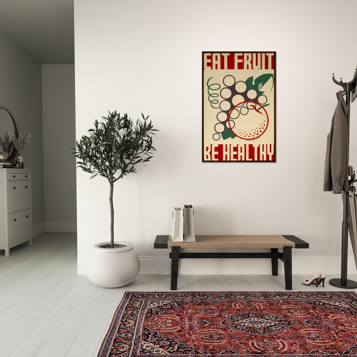 Vintage Fruit And Vegetable Advertisement Poster - Image 3