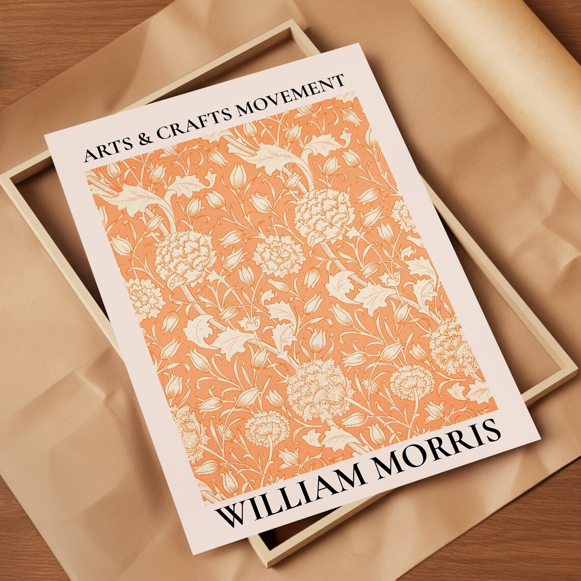 William Morris Botanical Art Nouveau, Vintage Flower Art Print - Image 4
