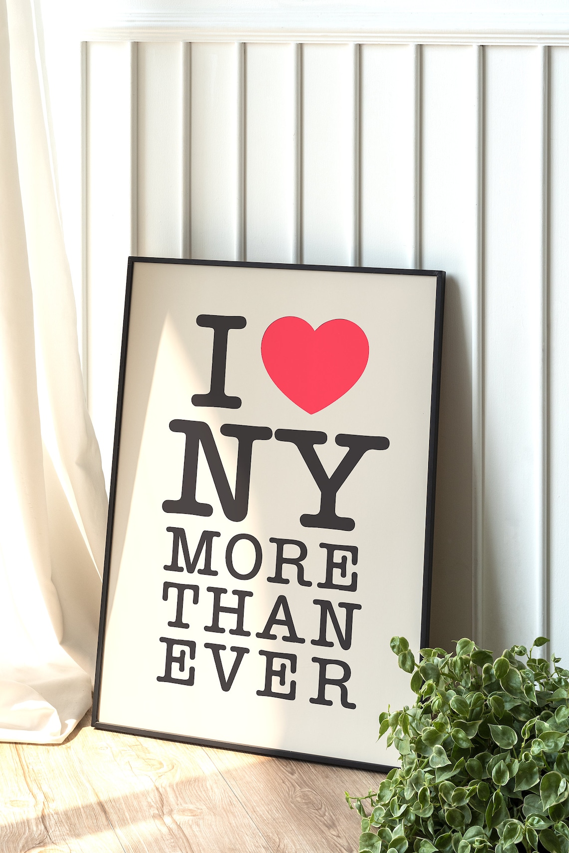 New York Travel Poster, Modern Typography Design - Image 4