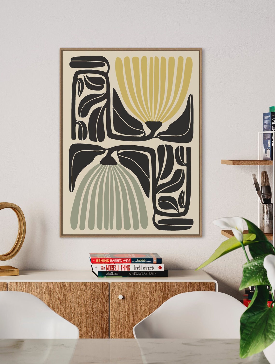 Abstract Botanical, Minimalist Travel Poster - Image 4