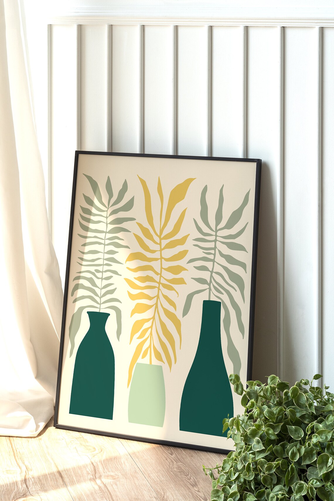 Botanical Wall Art, Minimal Floral Illustration - Image 3