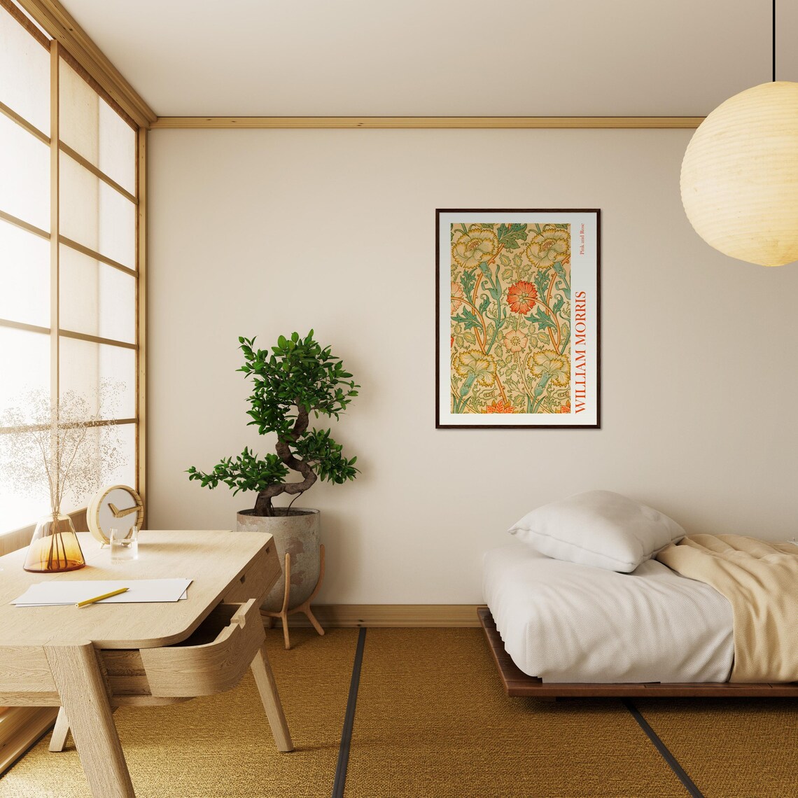 William Morris Exhibition Poster, Botanical Art - Image 3