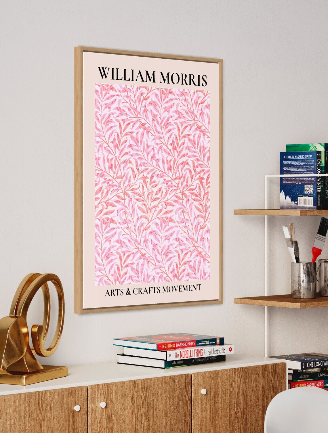 William Morris Botanical Art Nouveau Flower Art - Image 2