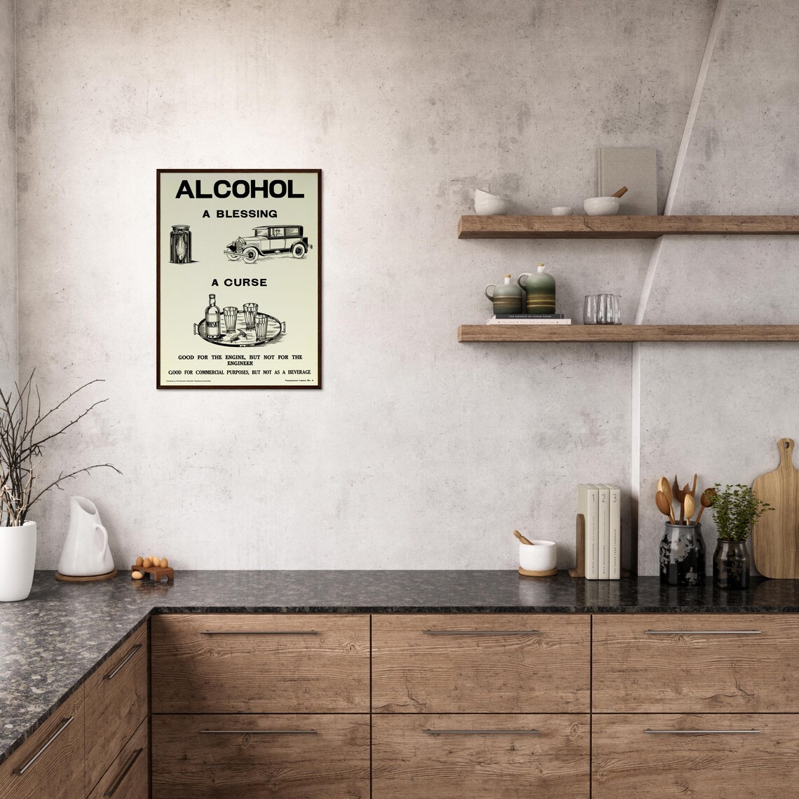 Vintage Retro Advertisement Quotes, Kitchen Decor - Image 2