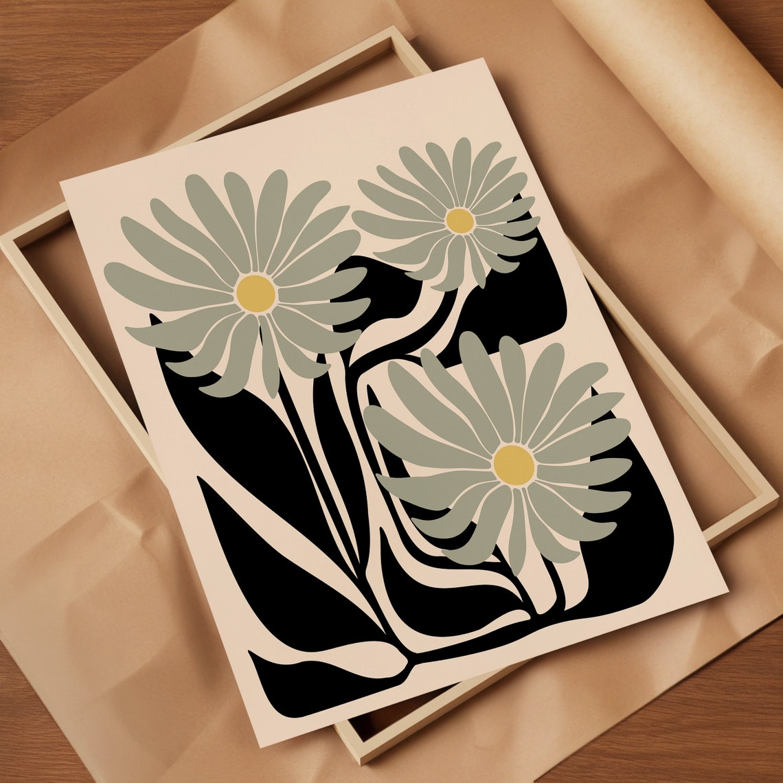 Botanical Minimal Vintage Travel Poster - Image 2